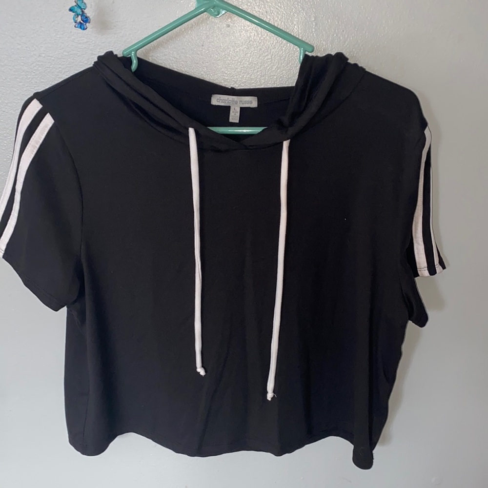 Black crop top
